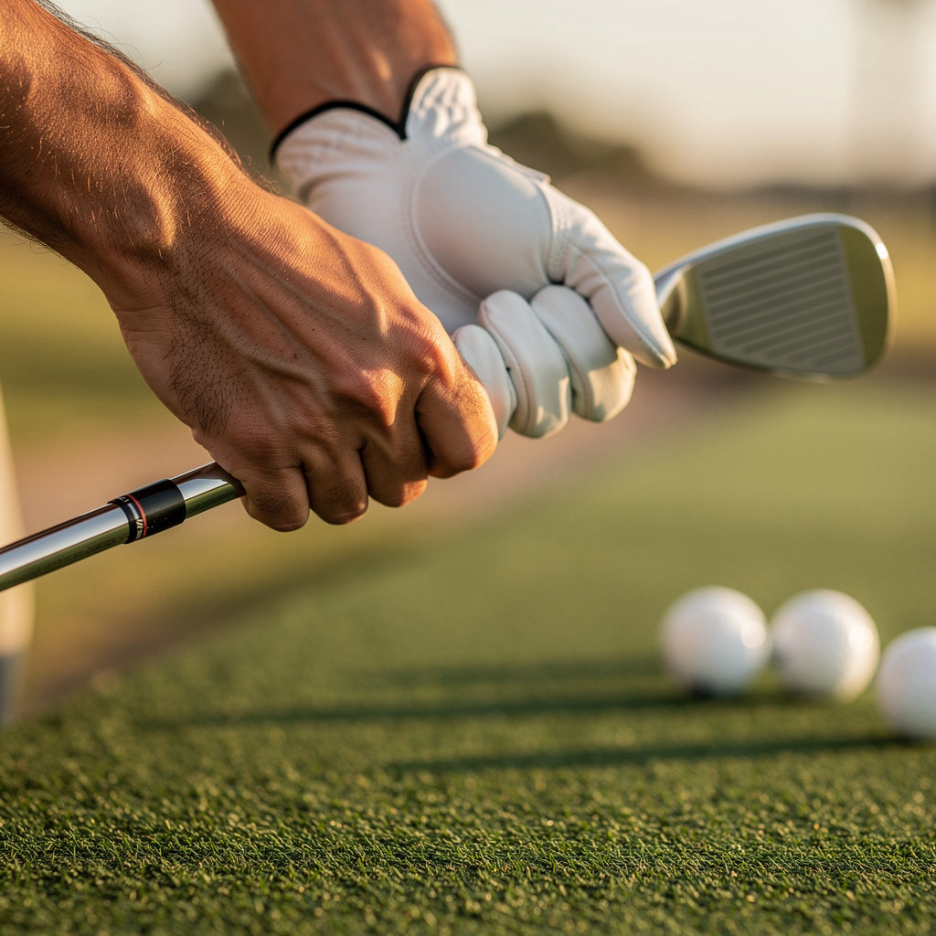 San Diego Golf Academy instructor providing personalized coaching to a student on the driving range